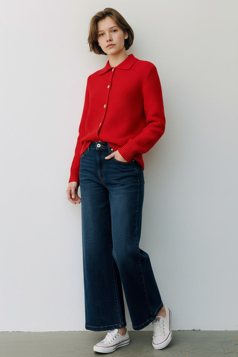 andmaryのEmma knit flare cardigan set ANDMARY】Emma knit flare cardigan set