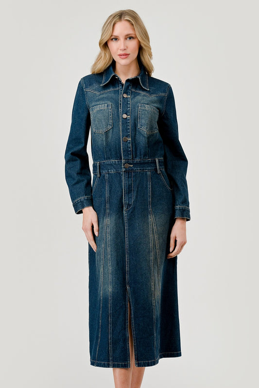 Delilah Denim Dress