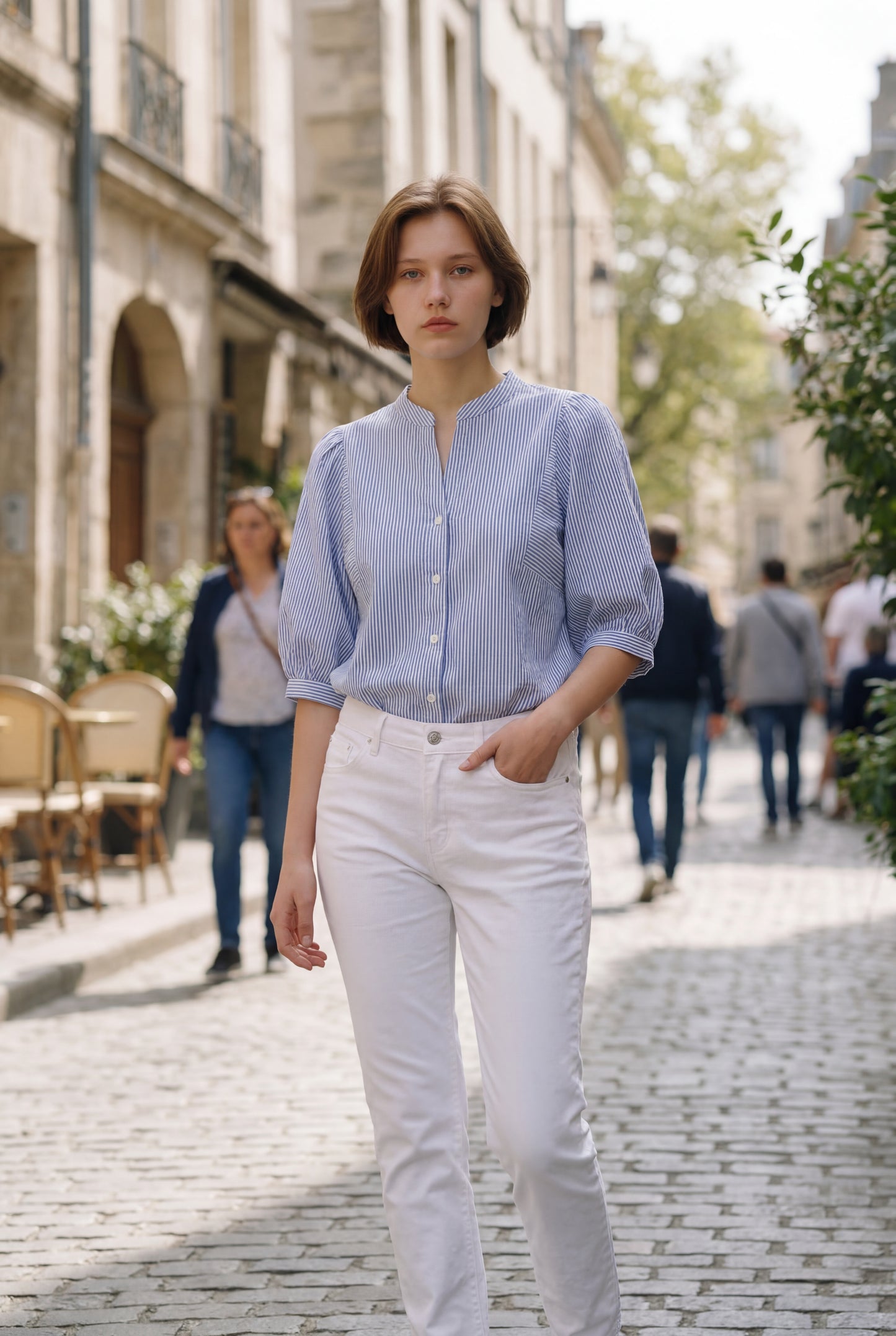 Paris Morning Blouse