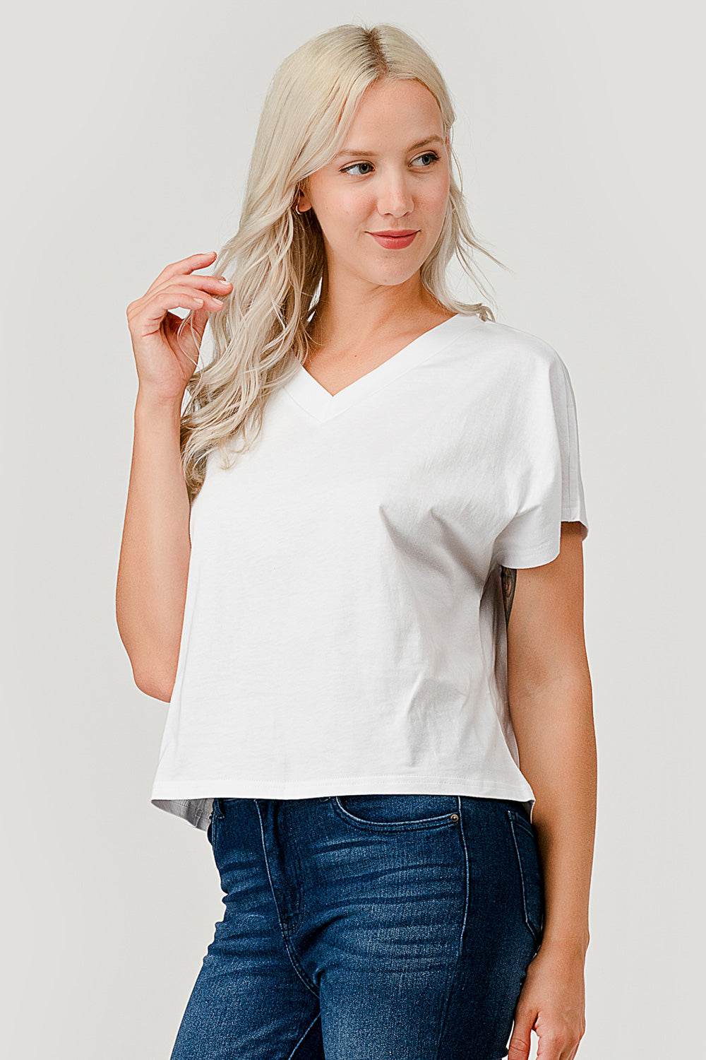 Soft V Neck T